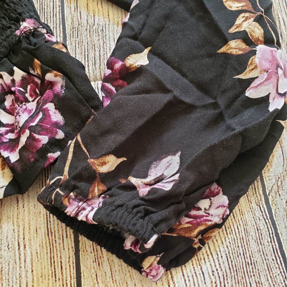 WILD FABLE floral bustier off shoulder blouse - Picture 4 of 9